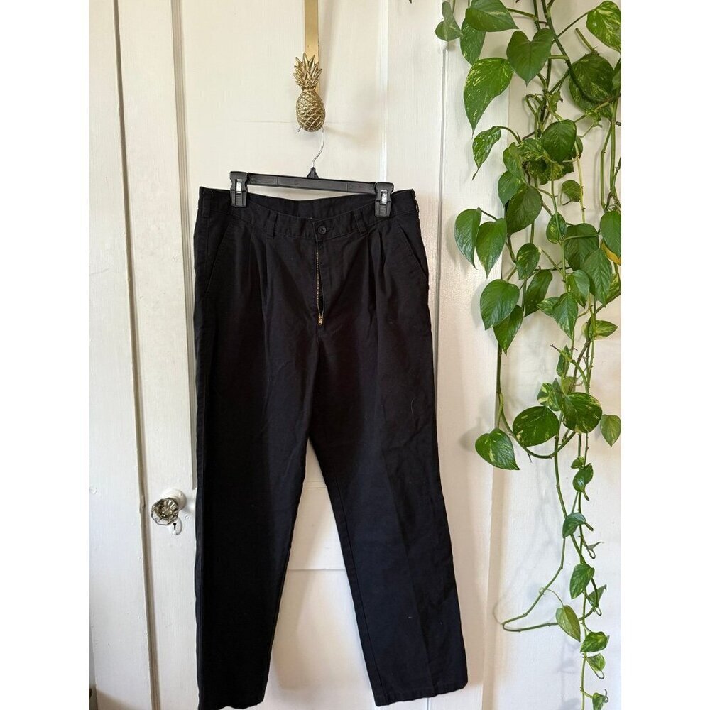 George men’s size 34X 32 black pants